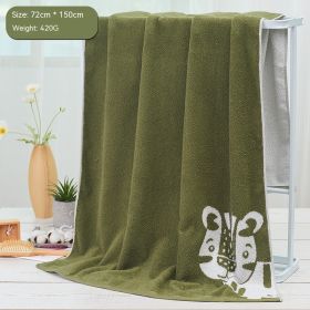 Cartoon Cute Home Cotton Travel Thickened Water-absorbing Quick-drying Soft Bath Towel