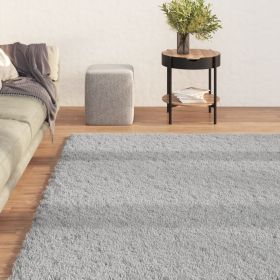 Washable Rug Soft Shaggy Gray 63"x90.6" Anti Slip