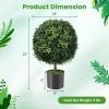 Indoor & Outdoor Decor Natural Look Artificial Ball Tree