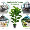 2-Pack Artificial Fiddle Leaf Fig Tree