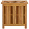 Patio Storage Box 23.6"x19.7"x22.8" Solid Acacia Wood