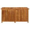 Patio Storage Box 59.1"x31.5"x29.5" Solid Acacia Wood