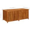 Patio Storage Box 68.9"x31.5"x29.5" Solid Acacia Wood