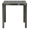 Sun Loungers with Table Poly Rattan Anthracite