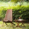 Folding wood chair