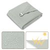 10x13ft Rectangle Sun Shade Sail/Grey