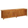 Patio Storage Box 78.7"x19.7"x22.8" Solid Acacia Wood