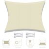 10x13ft Rectangle Sun Shade Sail/Beige