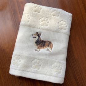 Dog Embroidery Water Absorbing Wash Towel (Option: 10 Style-62x40cm)