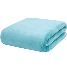 Large Cotton Absorbent Quick Drying Lint Resistant Towel (Option: Turquoise thickened-80x180cm)