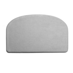 Super Absorbent Bath Mat Quick Drying Shower Carpets Bathroom Rug Non-slip Entrance Doormat Floor Mats Toilet Carpet Home Decor (Color: Gray Without Logo)