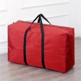 Waterproof Oxford Fabric Storage Bag Different Specifications Moving Bag for Home Storage, Travelling, College Carrying (Color: Red)