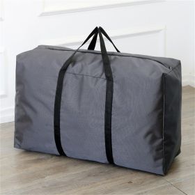 Waterproof Oxford Fabric Storage Bag Different Specifications Moving Bag for Home Storage, Travelling, College Carrying (Color: Grey)