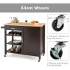 Rolling Storage Cabinet Kitchen Cart For Home And Bar Commercial Usage