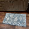 Home Decor Coastal Bordered Coral Reef Indoor/Outdoor Accent Rug