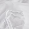 2 Piece Super Soft Microfiber White / Gray Duvet Cover Zipper Closure with 4 Corner Tabs