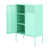 Metal Storage Locker Cabinet, Adjustable Shelves Free Standing Sideboard Steel Cabinets for Office,Home