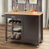 Rolling Storage Cabinet Kitchen Cart For Home And Bar Commercial Usage